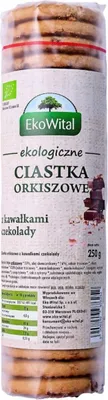 Obrázok produktu pre Celozrnný špaldový koláč s kúskami čokolády250 g Ekowital