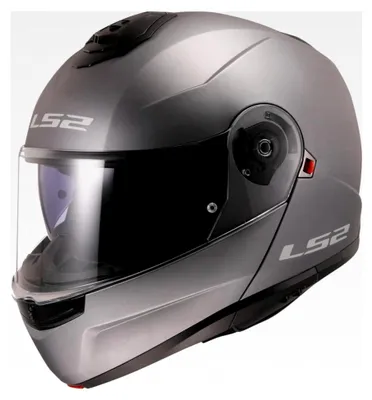 Produktbild von Modularer Motorradhelm Strobe II matt Titanium, XL