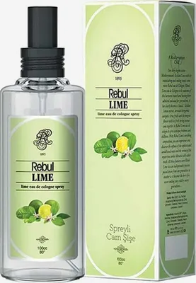 Produktbild von Rebul Eau de Cologne | Kölnisch Wasser für Herren Glasflasche After Shave, Cologne, Rasierwasser für Herren und Damen - Lime 100ml