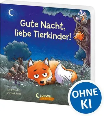 Produktbild von Gute Nacht, liebe Tierkinder!