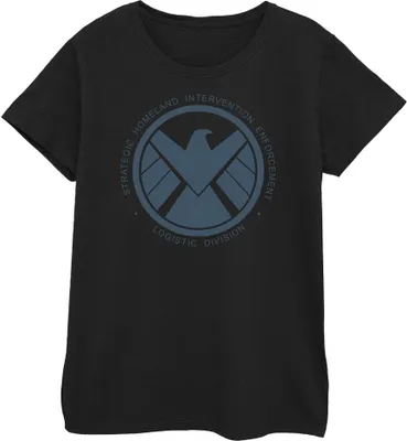 Produktbild von Marvel - "Agents Of SHIELD Logistics Division" T-Shirt für Damen BI47986 (M) (Schwarz)