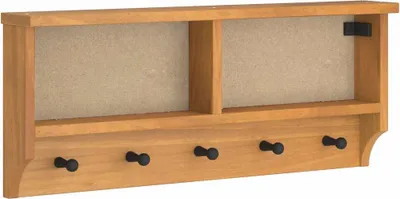 Produktbild von vidaXL Wandgarderobe SANDNES 87x12x35 cm Massivholz Kiefer