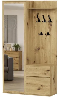 Produktbild von Garderobe - Eiche Artisan - 100 x 35 x 181 cm - Modern V-5