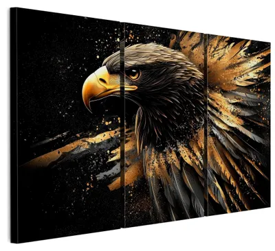 Produktbild von LUMASOUL Wandbilder 3er Set für Wohnzimmer 90x60 cm3-teiliges Leinwandbild für Schlafzimmer Flur Büro und Küche