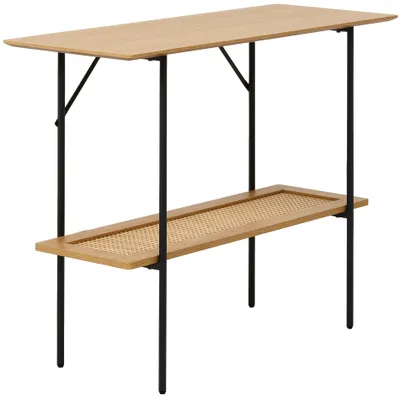 Image de Selsey Mogest - Table de maquillage, aspect bois en chêne, 100 cm