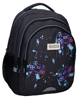 Produktbild von mybagstory | Rucksack | Gameprint | Schwarz 44 cm
