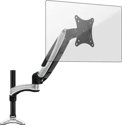 Produktbild von Duronic DM651X2 Monitor-Tischhalterung für einen LCD/LED Computer Bildschirme / Fernsehgeräte, mit Höhenverstellung durch Gasspannungsregelung / Neig, Schwenk und Rotierfunktion