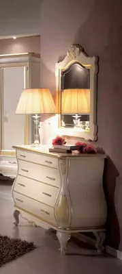 Produktbild von Kommode Luxus Spiegel Klassisch Schlafzimmer Möbel Schränke Kommoden