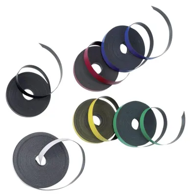 Image de nobo bande magnétique, autocollante, 10 mm x 10 m, noir