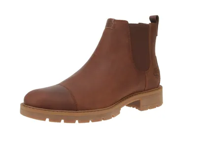 Image de Timberland TB0A29N5F131 Elmhurst Mid Chelsea Boot - Bottes pour hommes - F13-Saddle, Size:43 EU