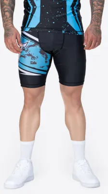 Produktbild von Herren Funktionsshorts schmale Passform RENDALL Black/Blue/White XL Tapout