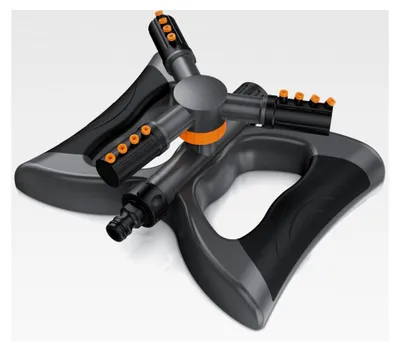 Produktbild von 360 Grad Kreisregner - Garten Sprinkler 3/4 Zoll - Rotierender Wasser Sprinkler für große Flächen mit Schnellkupplung