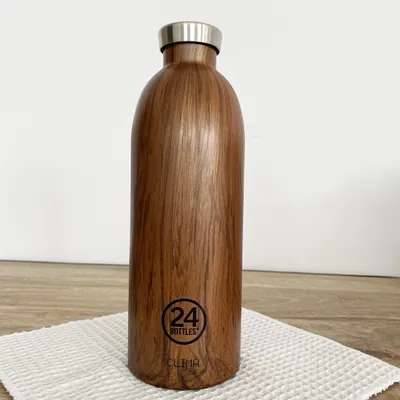 Image de Gourde CLIMA isotherme 850ml - Sequoia Wood | 24 Bottles