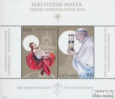 Produktbild von Briefmarken Österreich 2020 Mi Block120 (kompl.Ausg.) gestempelt Weihnachten