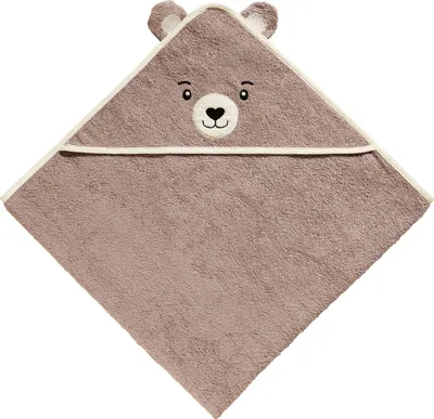 Produktbild von Erwin Müller Kinder-Kapuzenbadetuch Bär" beige 100x100 cm"