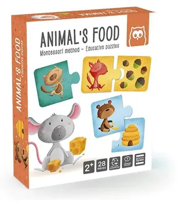 Productafbeelding van Eurekakids Dierenvoeding - Montessori