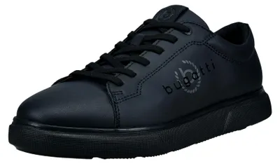 Produktbild von bugatti man Herren Low-Top Sneaker, Männer Sneaker,Sportschuhe,Freizeitschuhe,Turnschuhe,Laufschuhe,Freizeit,sportlich,Men,Black (1000),43 EU/EU UK
