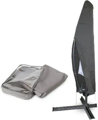 Productafbeelding van Parasolhoes - Zonneschermhoes - Tuinmeubelen Beschermen - Extra Scheurvast - 3 meter - Antraciet