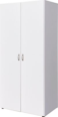 Kleiderschrank Mehrzweckschrank Standrschrank Schrank Schlafzimmer "Hamina I" Weiß