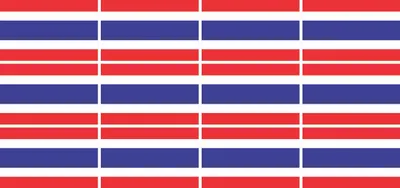 Produktbild von Mini Aufkleber Set - Pack glatt - 50x31mm - selbstklebender Sticker - Thailand - Flagge / Banner / Standarte fürs Auto, Büro, zu Hause und die Schule - 12 Stück