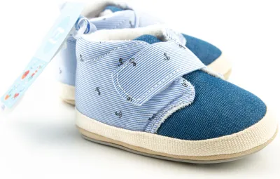 Zdjęcie produktu dla Buty dziecięce Sterntaler niemowlęce niechodki niebieskie 19,5