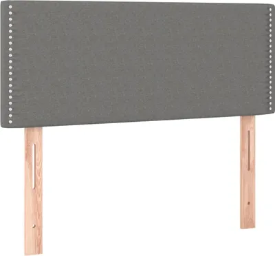 Produktbild von vidaXL Kopfteil Dunkelgrau 100x5x78/88 cm Stoff