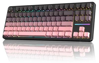 Productafbeelding van Mechanisch Toetsenbord Draadloos Tri-mode - 87 Toetsen TKL Layout - RGB Verlichting
