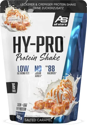 Zdjęcie produktu dla AllStars Hy-Pro Cremiger Protein – karmel solony, 400 g
