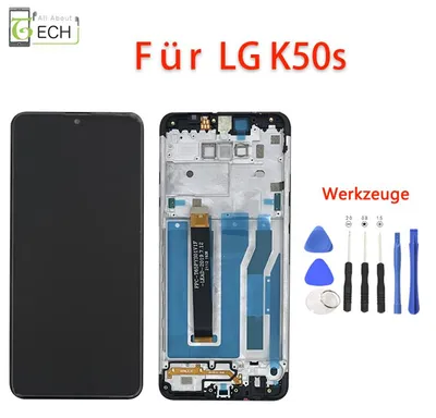 Produktbild von Für LG K50S X540 LM-X540 Dual Sim LCD Display mit Rahmen Touch Screen Bildschirm
