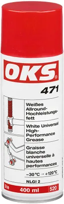 Produktbild von OKS Hochleistungsfett 471 400ml Weiß
