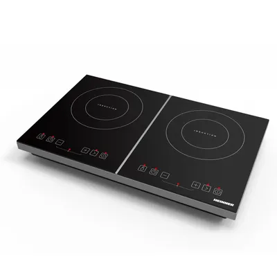 Produktbild von Heinner HFSHI-M2ZBTC Induktionskochplatte 3500 W, 2 Kochzonen, Touch, Schwarz