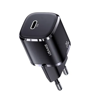 Obrázek produktu pro USAMS US-CC124 T36 20W USBC nabíječka s rychlou zástrčkou černá