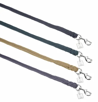 Produktbild von Eskadron Führstrick, Anbindestrick DURALASTIC, Strick Farbe - navy Form - Panikhaken