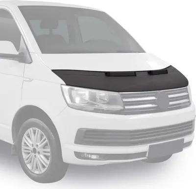 Obrázek produktu pro Podprsenka kapoty Ochrana proti odštípnutí kapoty Podprsenka kapoty pro Ford Transit 2014-2025 Black Half