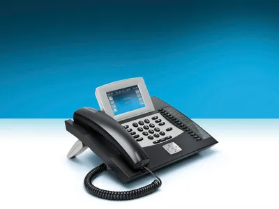 Produktbild von Auerswald COMfortel 2600, Analoges Telefon, Freisprecheinrichtung, 1600 Eintragungen, Anrufer-Identifikation, Schwarz