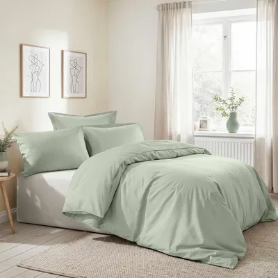 Obrázok produktu pre Sada posteľnej bielizne L'essentiel Maison, vyrobená zo 100% bavlny, svetlozelená, rozmer 160x210 cm