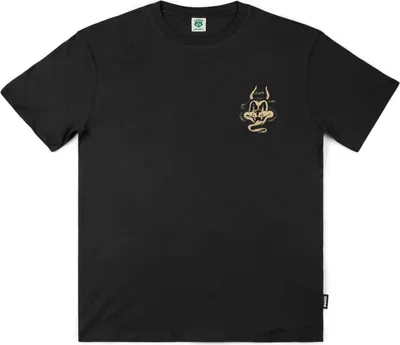 Immagine prodotto di T-shirt da uomo The Dudes Belzeebud in cotone nero M