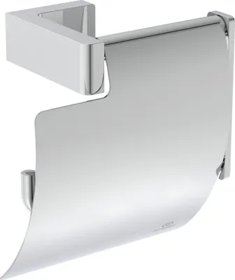 Produktbild von Ideal Standard Papierrollenhalter mit Deckel Conca Cube T4496AA Chrom
