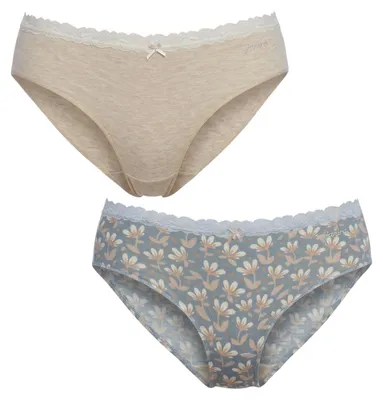 Immagine prodotto di Janira Confezione da 2 mutandine in cotone Brislip Coquettes 1032252 per donna