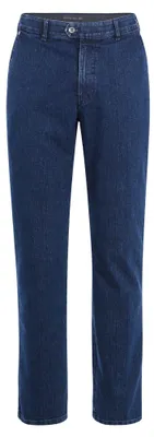 Produktbild von Brühl - Herren Flatfront Hose in Marine, Anthrazit oder Schwarz, Parma (0319003142100), Größe:48, Farbe:Blau (910)