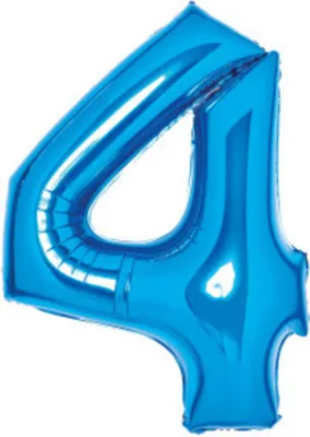 Produktbild von Amscan 9914054, Spielzeugballon, Folie, Blau, 5 Stück(e)