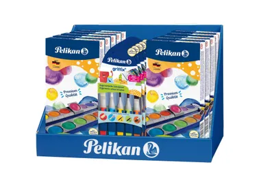 Produktbild von Schulmodul K12/griffix Pinsel Deckfarbkasten K12 und Griffix Pins