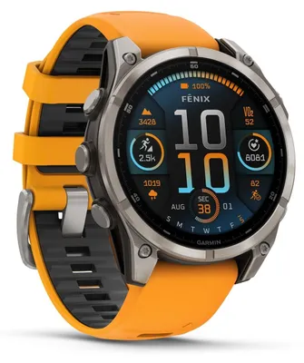 Produktbild von Garmin fenix 8, 3,56 cm (1.4"), AMOLED, Touchscreen, 32 GB, WLAN, GPS
