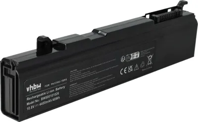 Produktbild von vhbw Akku Ersatz für Toshiba PA3356U-3BRS, PA3357U-1BRL, PA3509U-1BRM, PA3357U-3BRL, PA3456U-1BRS für Notebook (4400 mAh, 10,8 V, Li-Ion)