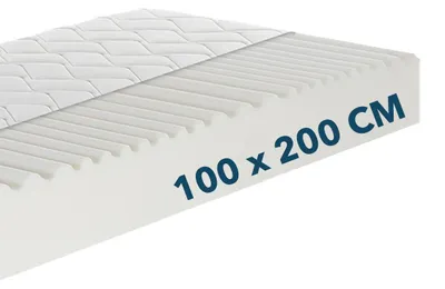 Produktbild von Relaxsan Wendematratze 100x200cm, Härtegrad H2-H3, Höhe 19cm, 7-Zonen-Matratze, atmungsaktiv