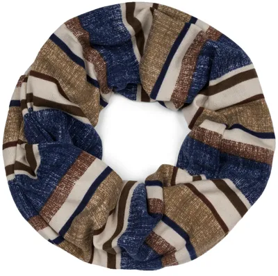 Produktbild von styleBREAKER Uni Loop Schal mit buntem Streifen Muster, Leichter Schlauchschal mehrfarbig gestreift, Tuch 01016215