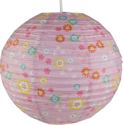 Zdjęcie produktu dla Lampa dziecięca z papierowym abażurem BLÜMCHEN lampa wisząca do pokoju dziecięcego