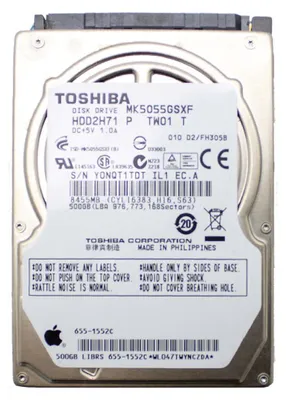 Immagine prodotto di Toshiba Mk5055gsxf Hard Disk 500gb Sata 2,5" Interno Notebook Laptop Pc