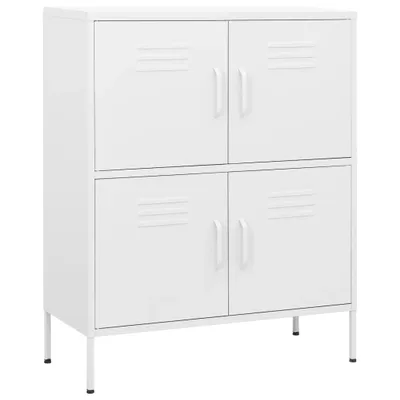 Immagine prodotto di Armadietto Bianco 80x35x101,5 cm in Acciaio