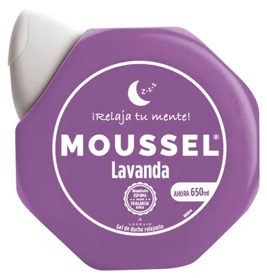 Image de Moussel Gel douche relaxant à la lavande 650ML